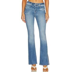 L’Agence Abilene High Rise Baby Boot Slit Jeans in Alamo Size 27